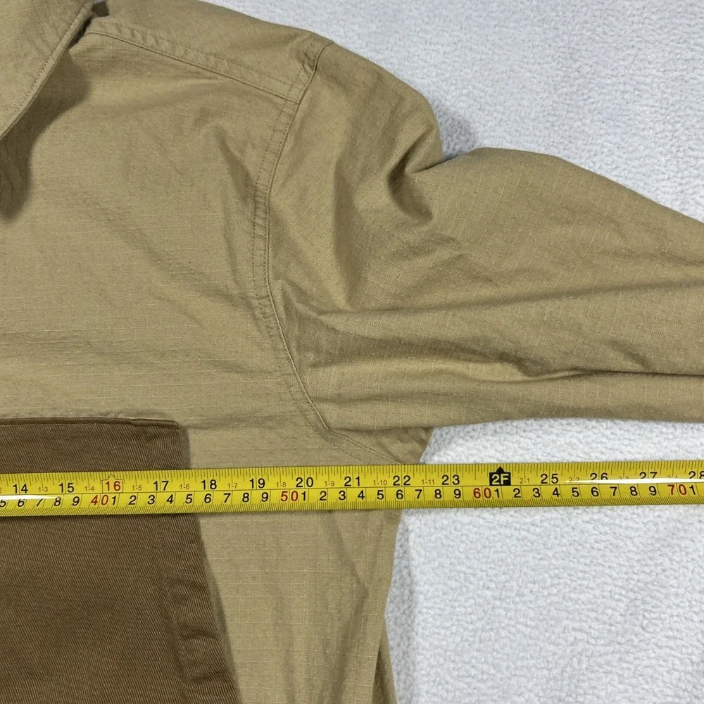 The North Face Field Shirt Jacket Shacket‎ Men's Large L Khaki Utility Brown
